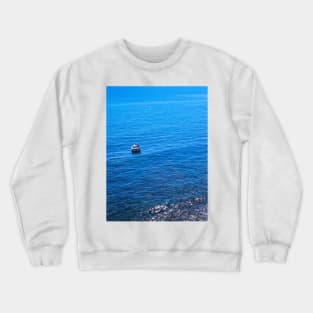 Summer Sea Boat Sailing Crewneck Sweatshirt